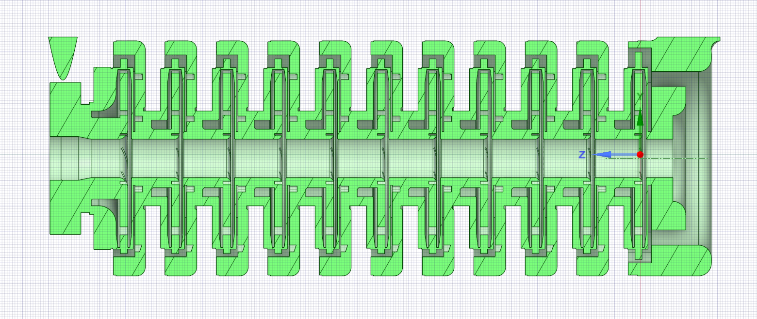 多级离心泵流体域抽取方法1